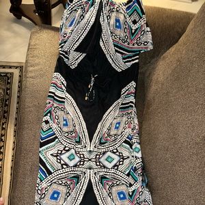 Strapless maxi dress